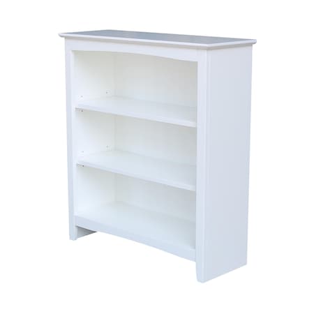 International Concepts Shaker Bookcase, 36"H, White SH08-3223A
